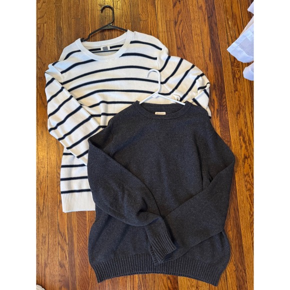 Old Navy Other - Men's XXL Old Navy Striped Sweater + Sonoma Crew Neck Pullover Sweater Bundle